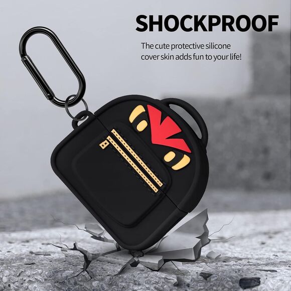 Filoto AirPods Pro 2nd Generation (2022) Case Cover Silicone-Ninja Backpack NEW - Picture 5 of 11